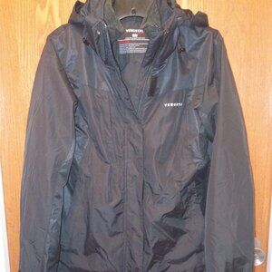 Venustas Heat, Waterproof, Removable Lining, Weatherproof Black Coat Women S/ XS